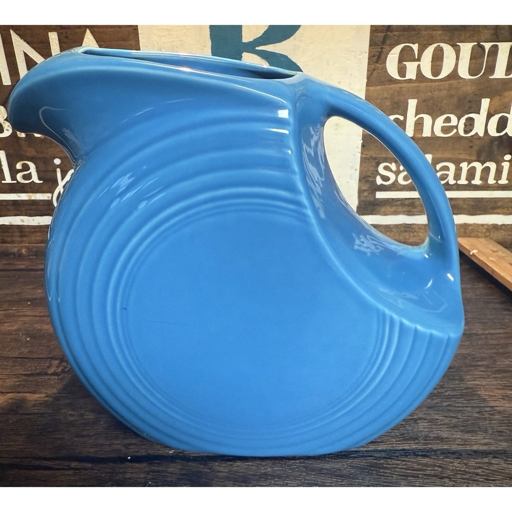 Fiestaware Turquoise Disc Water Pitcher Fiesta Homer Laughlin HLC USA 7" New NEW